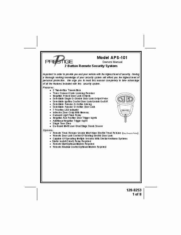 Audiovox Automobile Alarm APS-101-page_pdf
